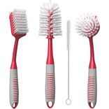 Set of 4 kitchen brushes